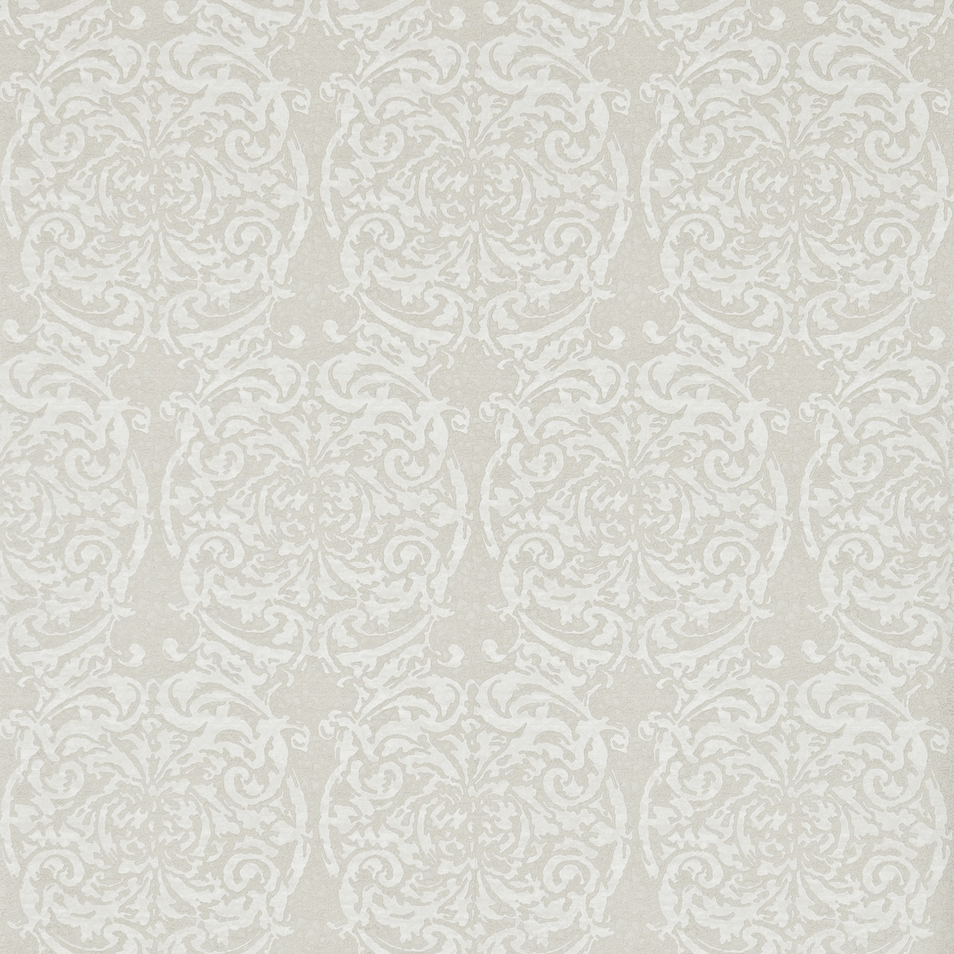 Tespi Silver/Chalk Wallpaper by ZOF