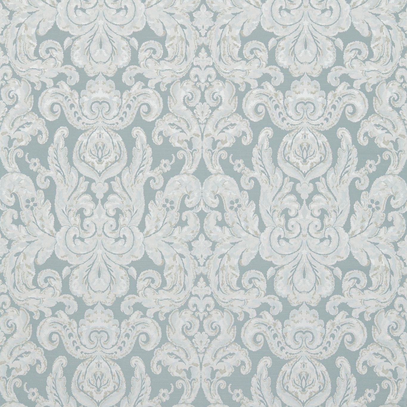Brocatello Nuovo Pale Blue Fabric by ZOF