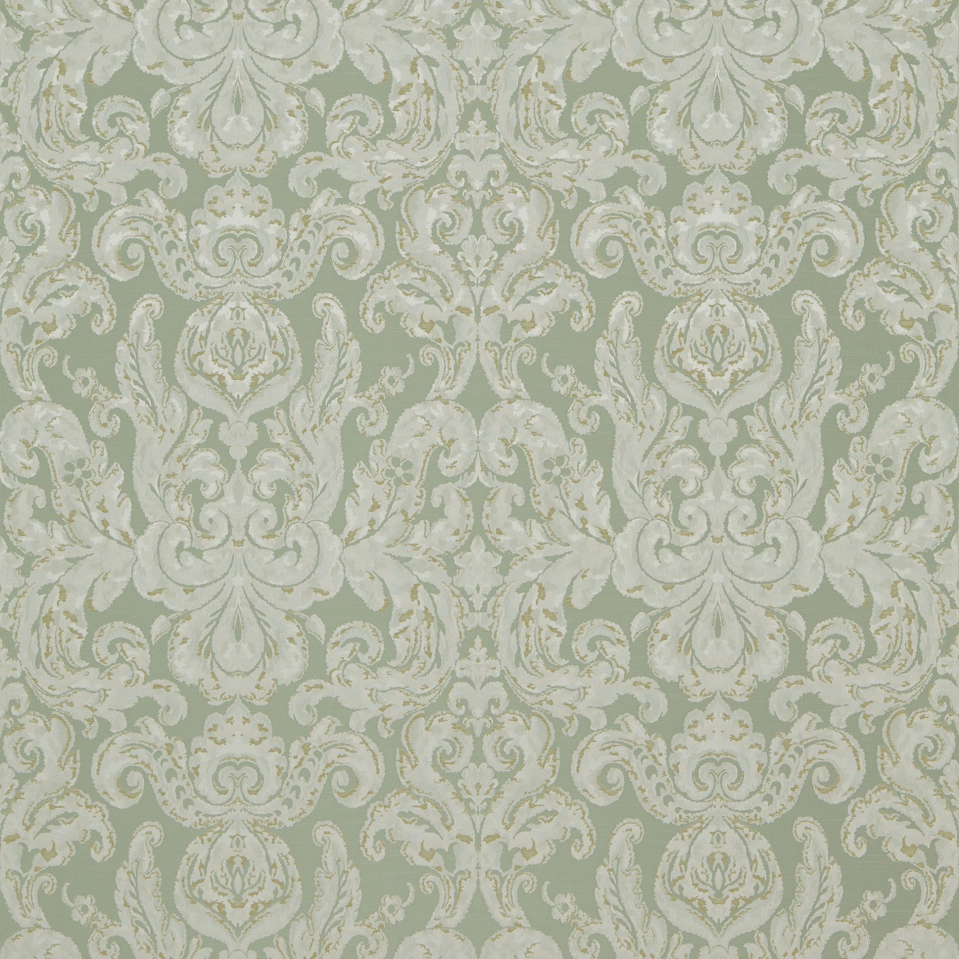 Brocatello Nuovo Sea Green Fabric by ZOF