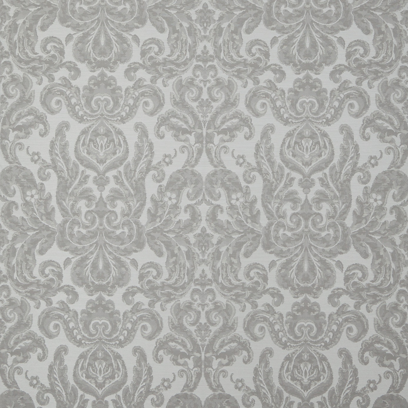 Brocatello Nuovo Silver Fabric by ZOF
