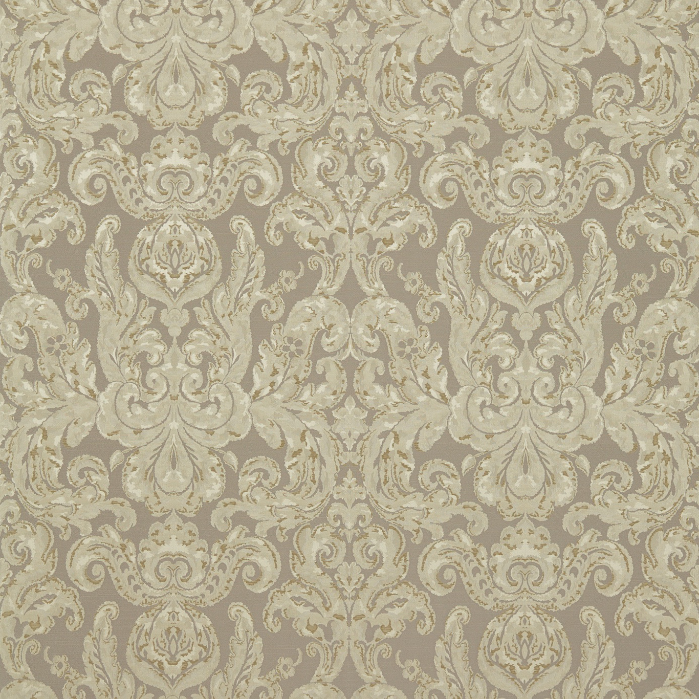 Brocatello Nuovo Antique Gold Fabric by ZOF