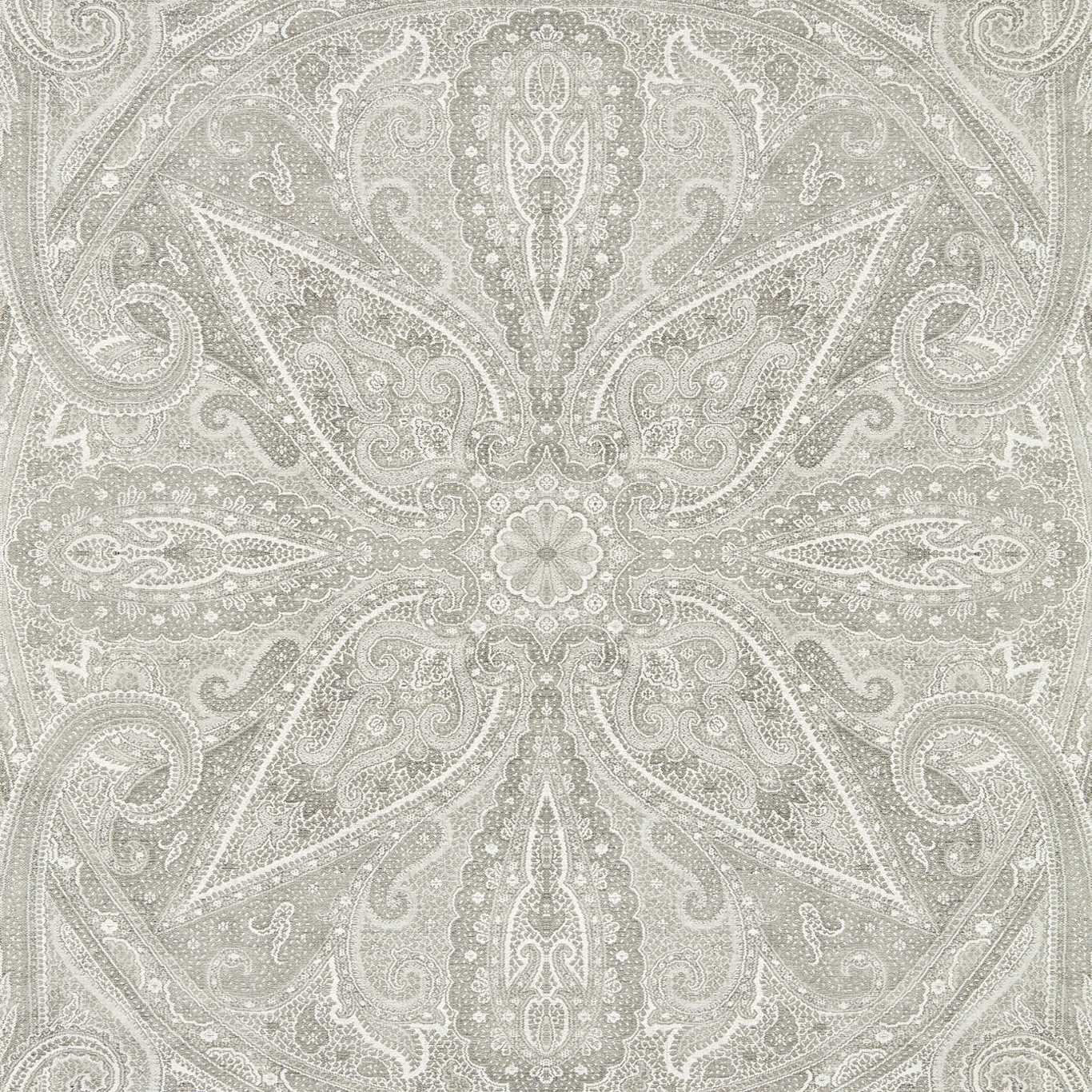 Grand Paisley Silver Wallpaper by ZOF