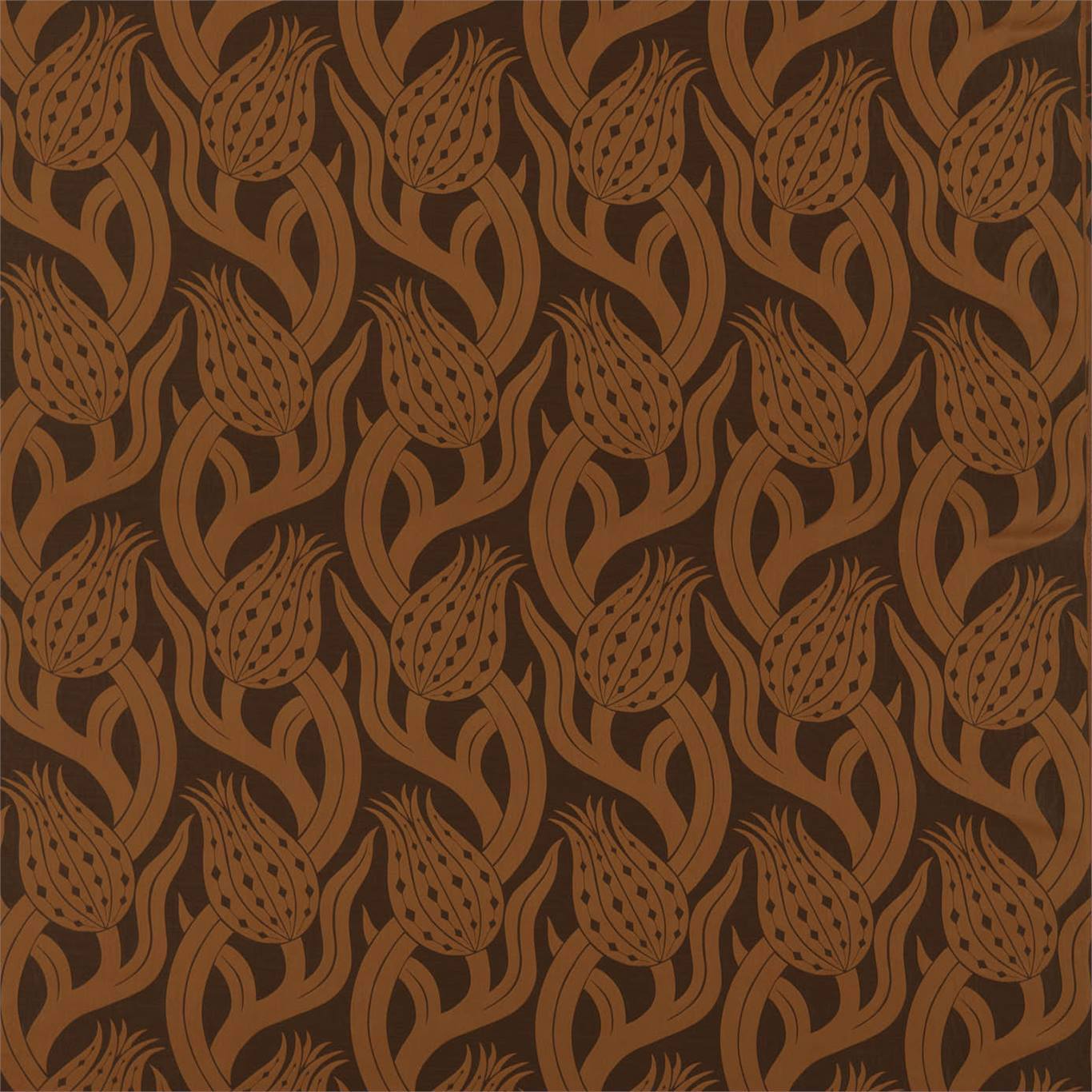 Persian Tulip Weave Copper Fabric by ZOF