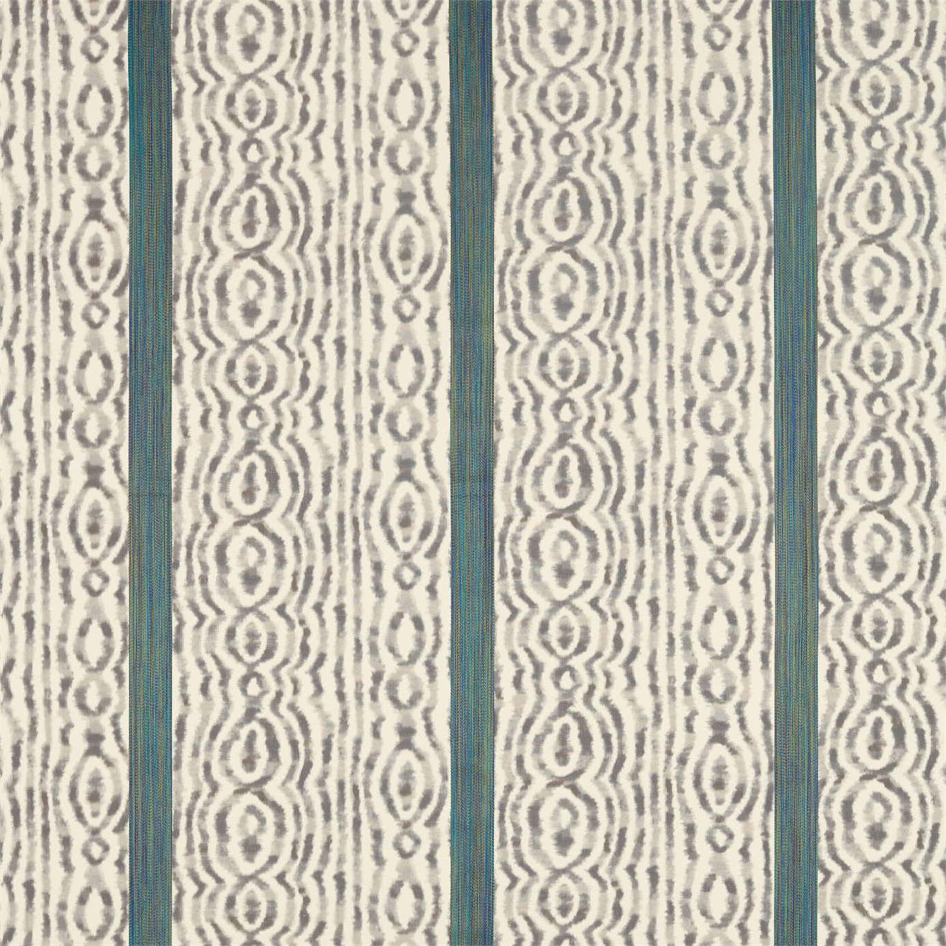 Lennox Stripe Silver/Poison Fabric by ZOF