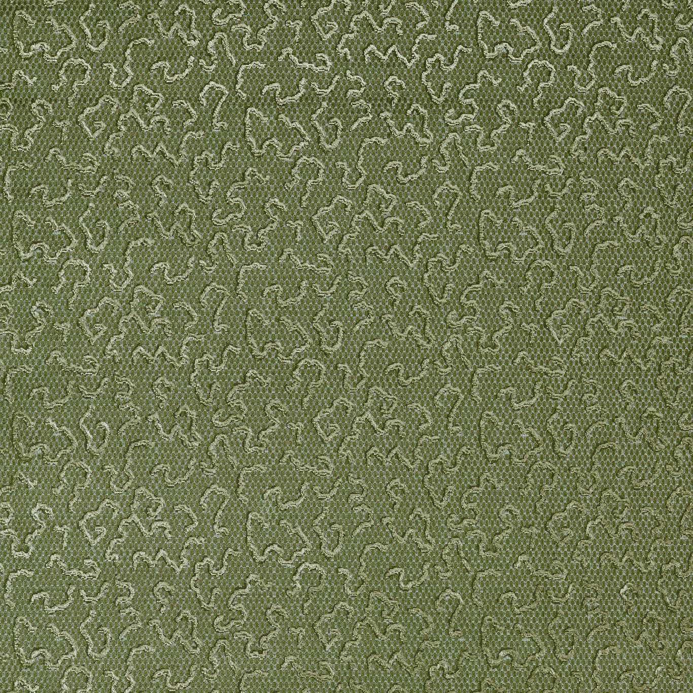 Domino Velvet Deep Fern Fabric by ZOF