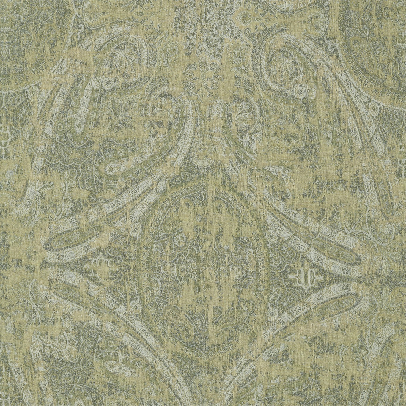 Elswick Paisley Moss Fabric by ZOF