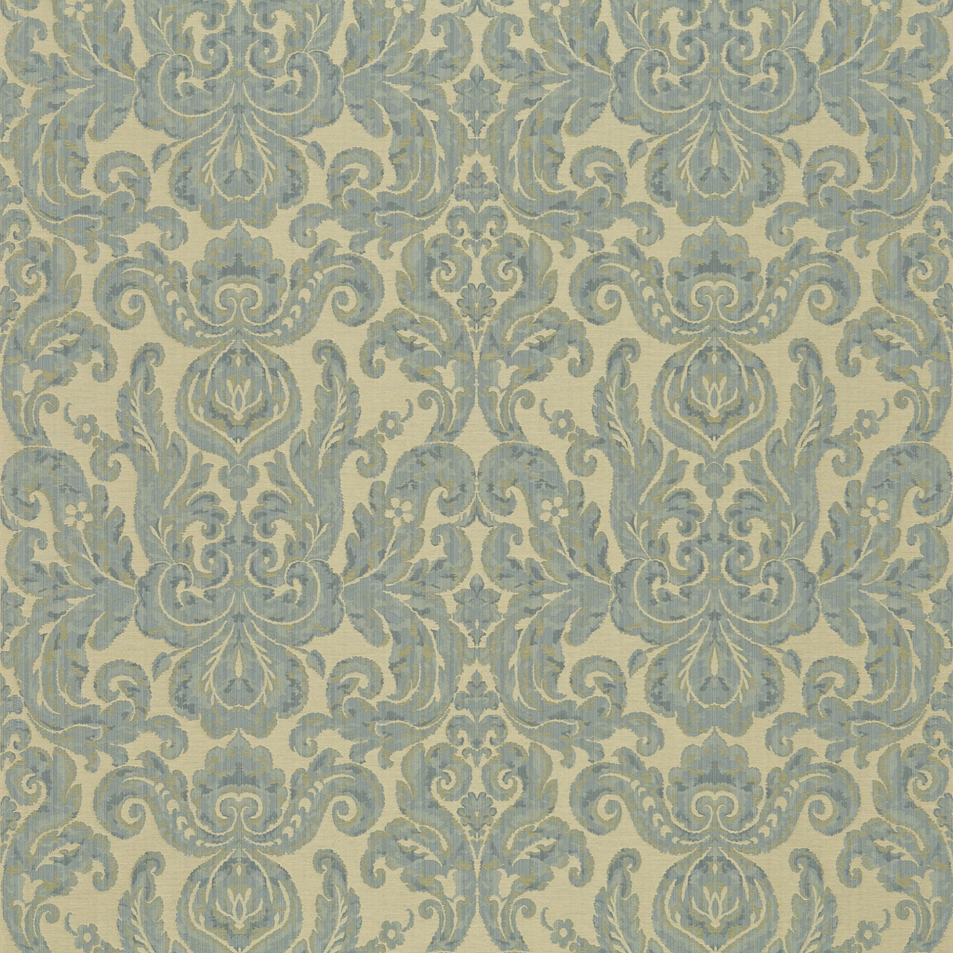 Brocatello Blue Fabric by ZOF