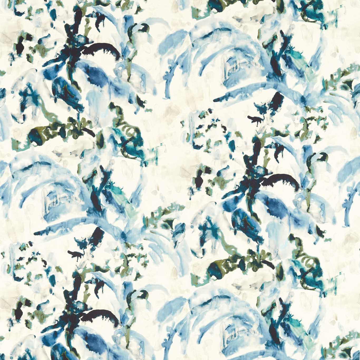 Long Water Botanical Indigo Fabric by ZOF