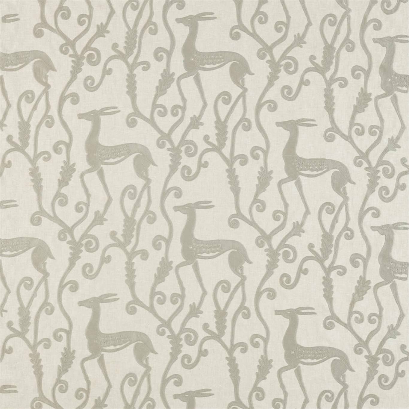 Deco Deer Empire Grey Fabric by ZOF