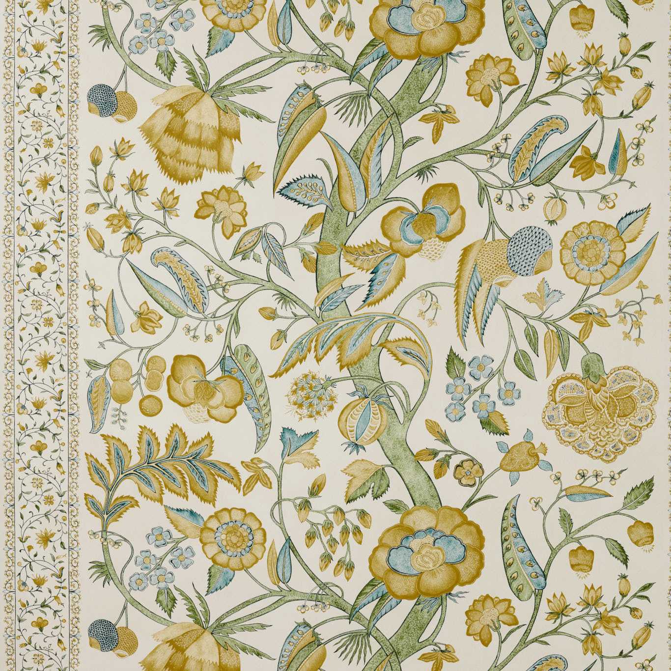 Artisan Palampore Primrose Wallpaper by ZOF