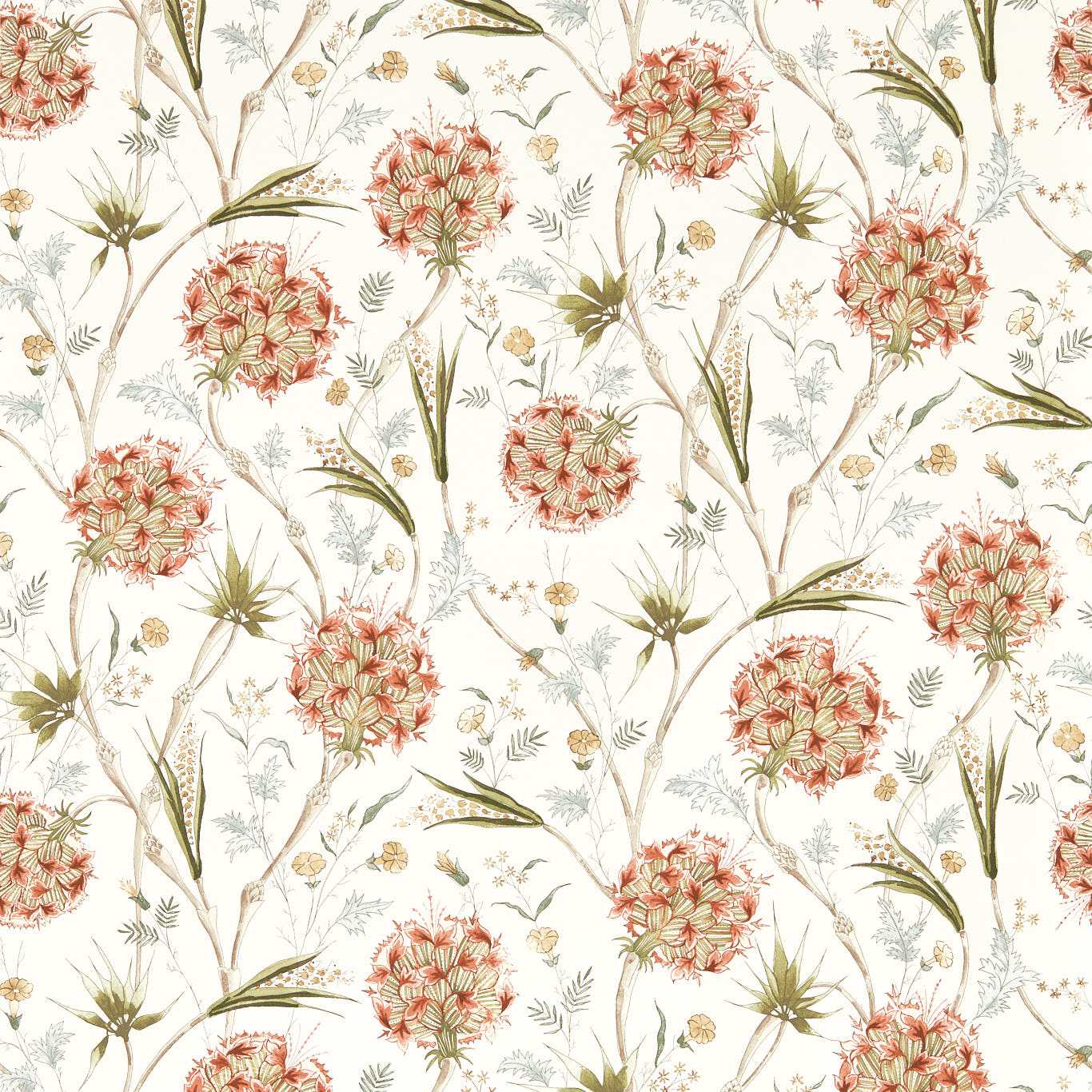 Wallichi Russet/Olive Wallpaper by ZOF