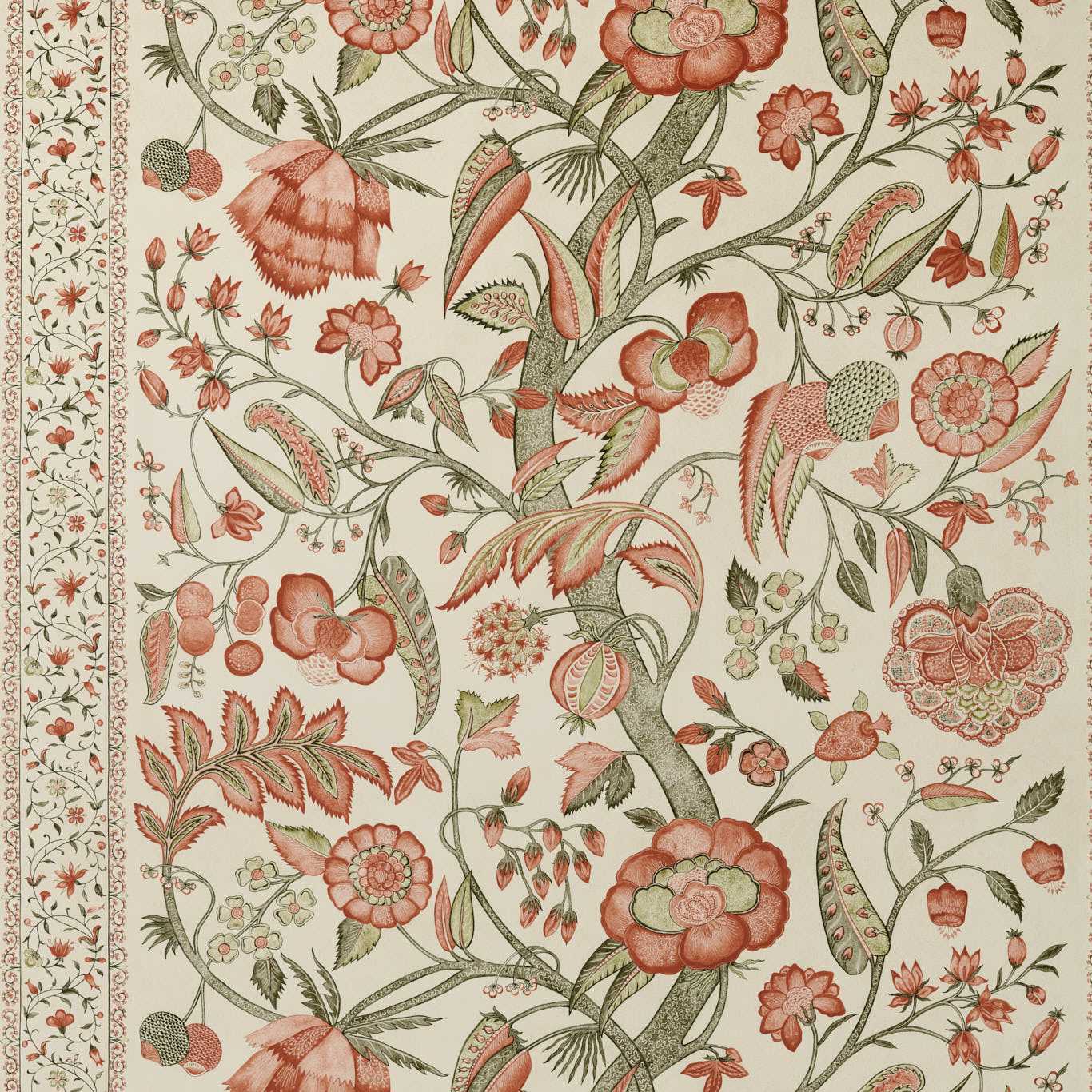 Artisan Palampore Russet Wallpaper by ZOF