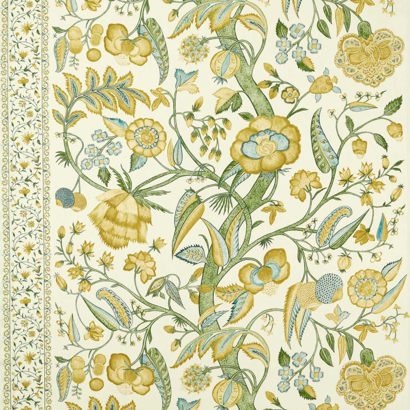 Artisan Palampore Primrose Fabric by ZOF