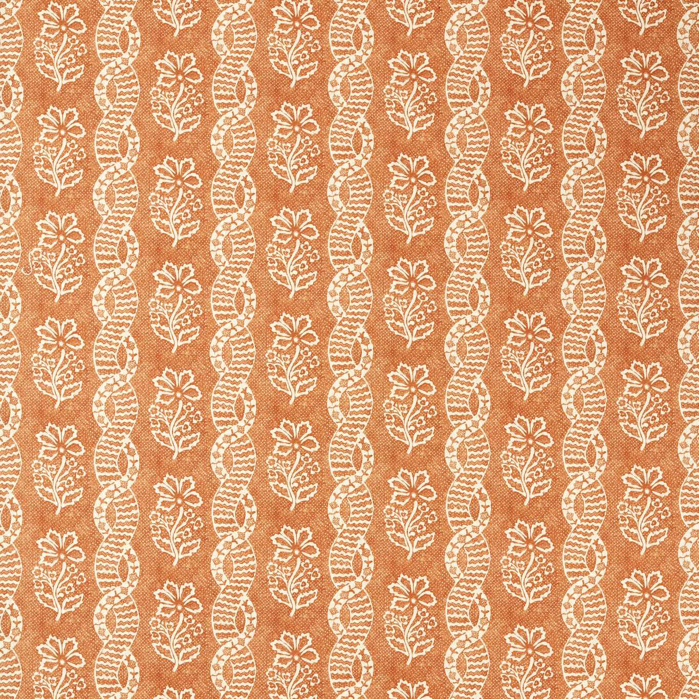 Dabu Stripe Amber/Blush Fabric by ZOF