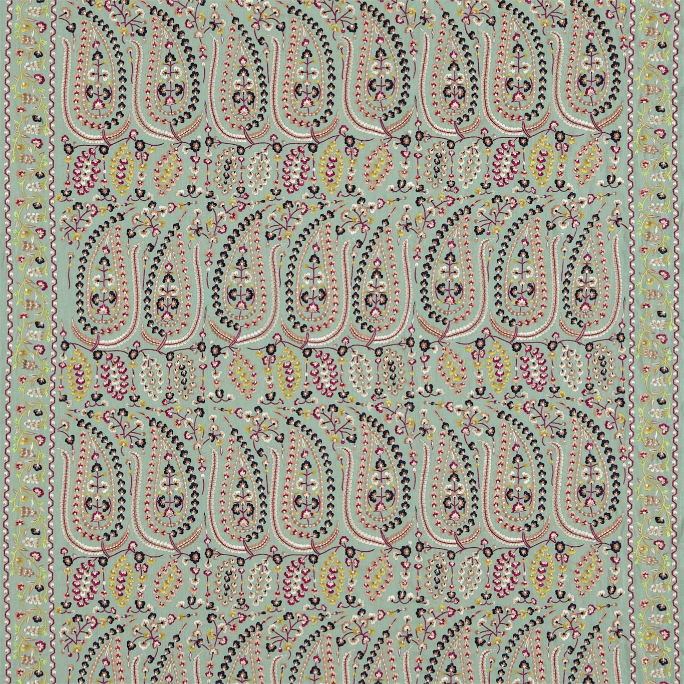 Jayshree Celadon/Multi Fabric by ZOF