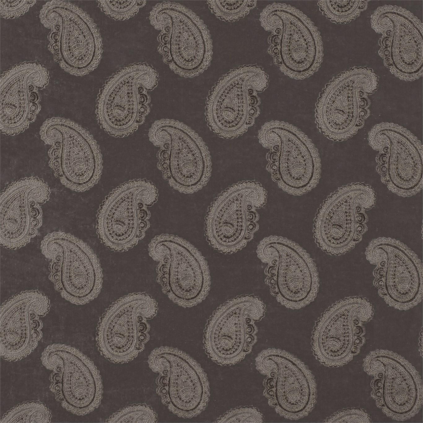Orissa Velvet Sable Fabric by ZOF