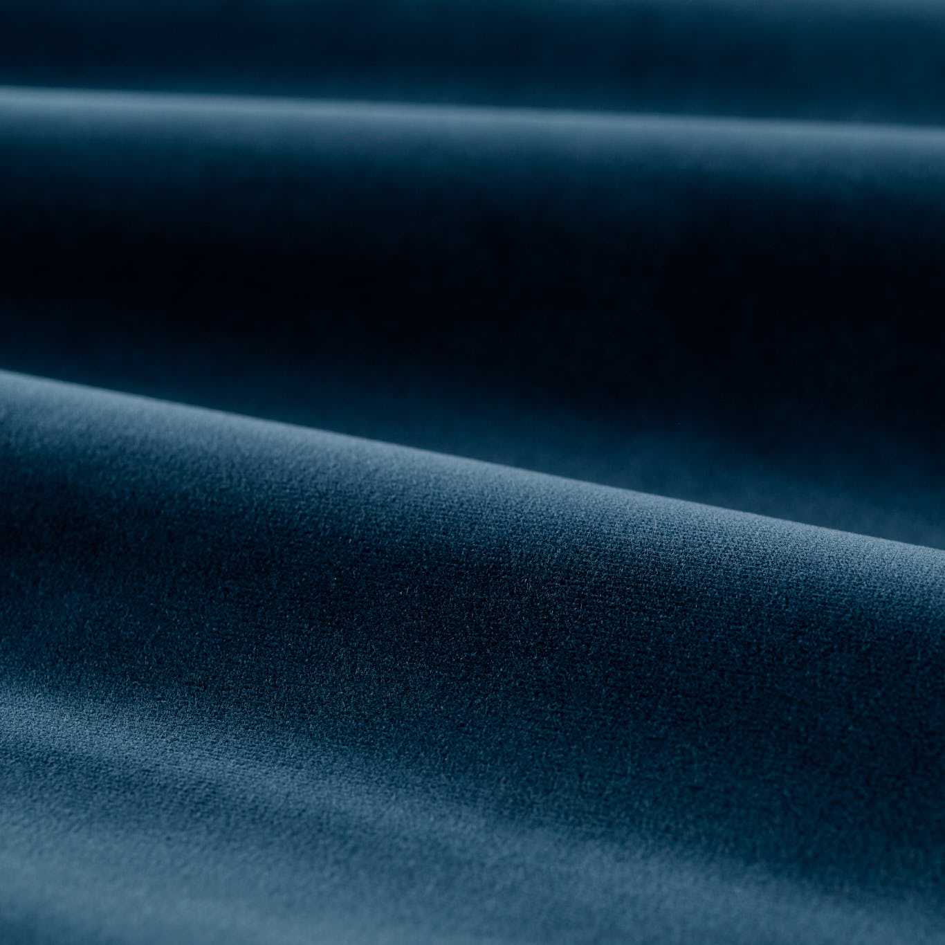 Cotton Velvet Performance Mazarine Blue Fabric by ZOF