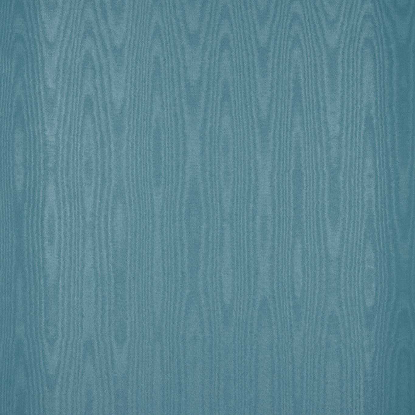 Moiré Wallcovering Blue Silk Wallpaper by ZOF