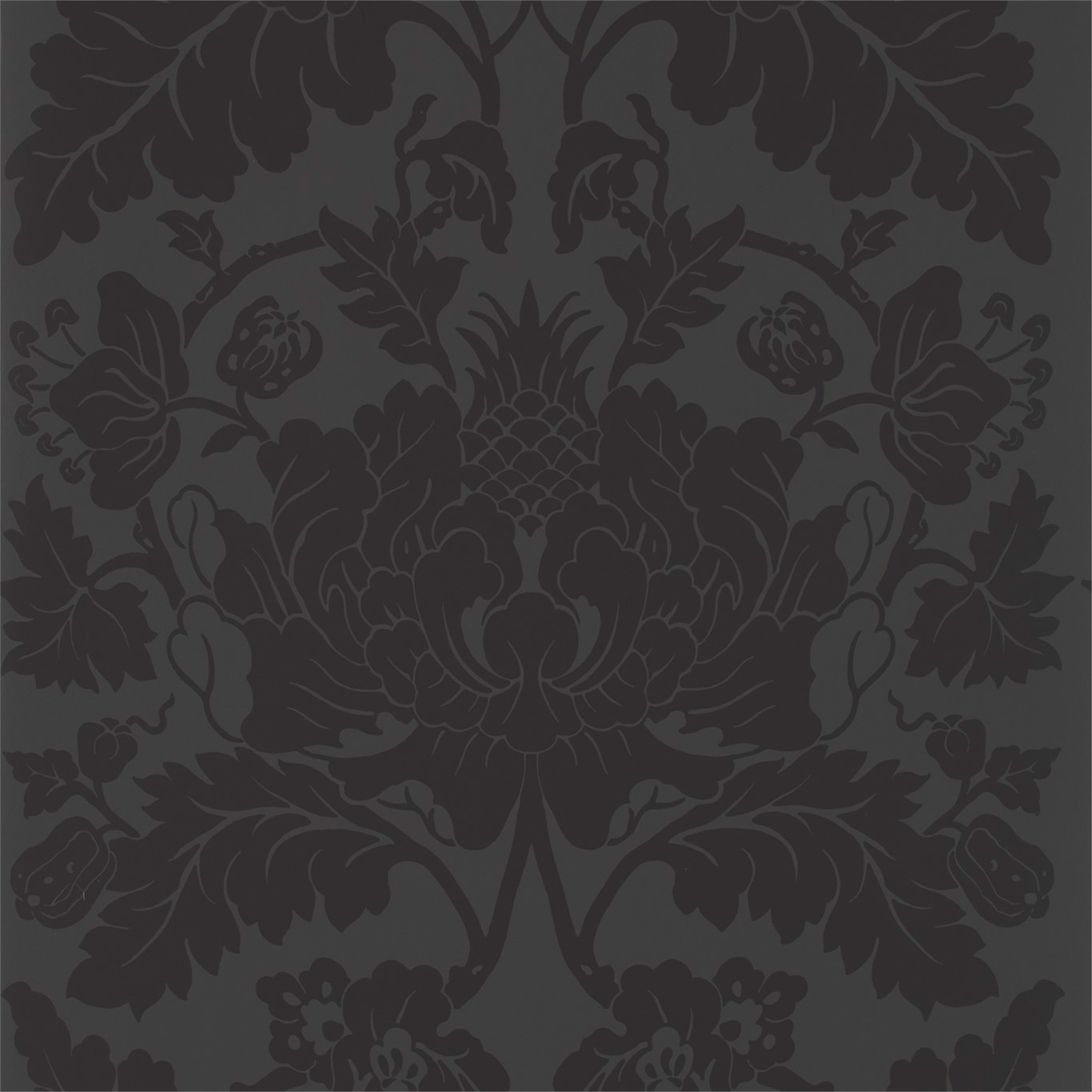 Villandry Vine Black Wallpaper by ZOF