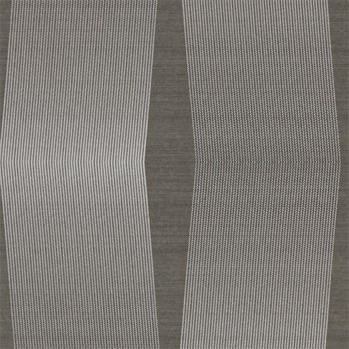 Diamond Stitch Pewter Wallpaper by ZOF