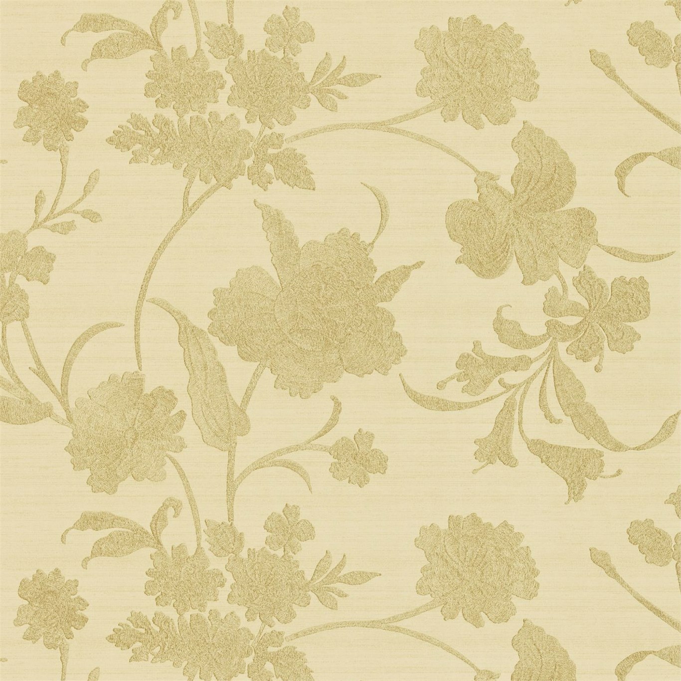 Cordonnet Old Gold Wallpaper | Zoffany by Sanderson Design