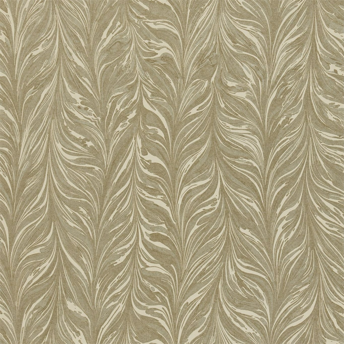 Ebru Old Gold Wallpaper by ZOF