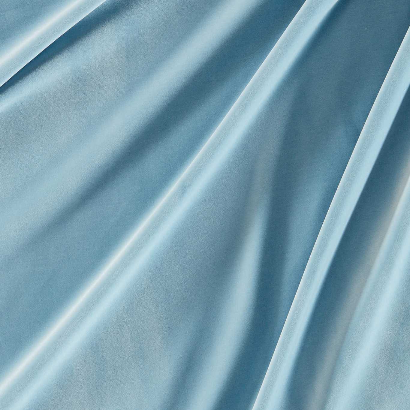 Quartz Velvets Wedgwood Blue Fabric by ZOF