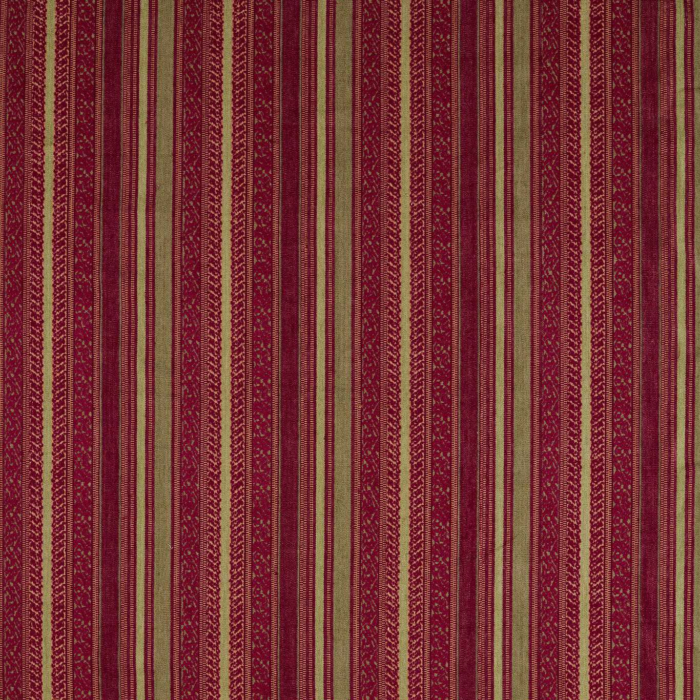 Andean Stripe Cochineal/Sage Fabric by ZOF