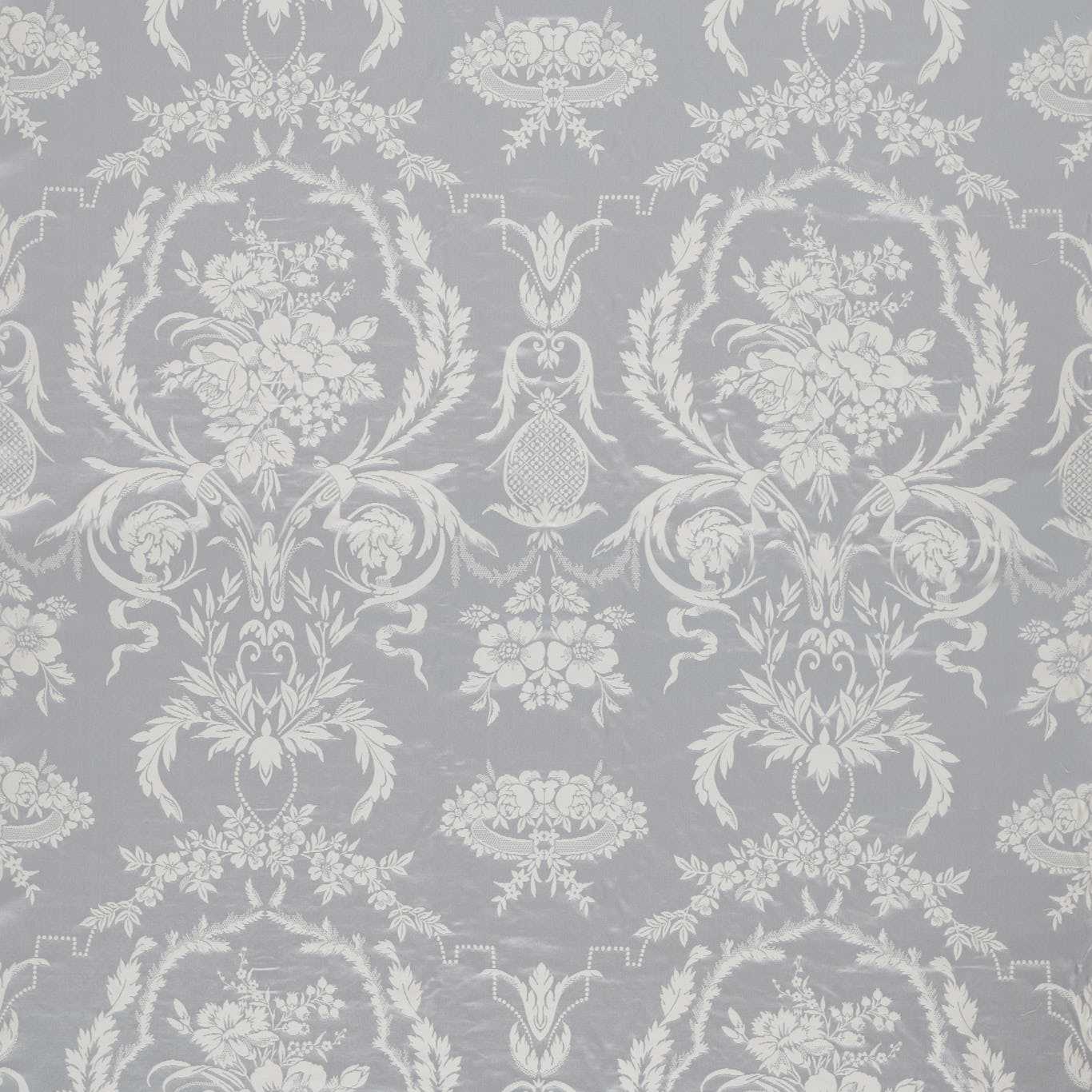 Arabesque Silk Quartz Grey Fabric by ZOF