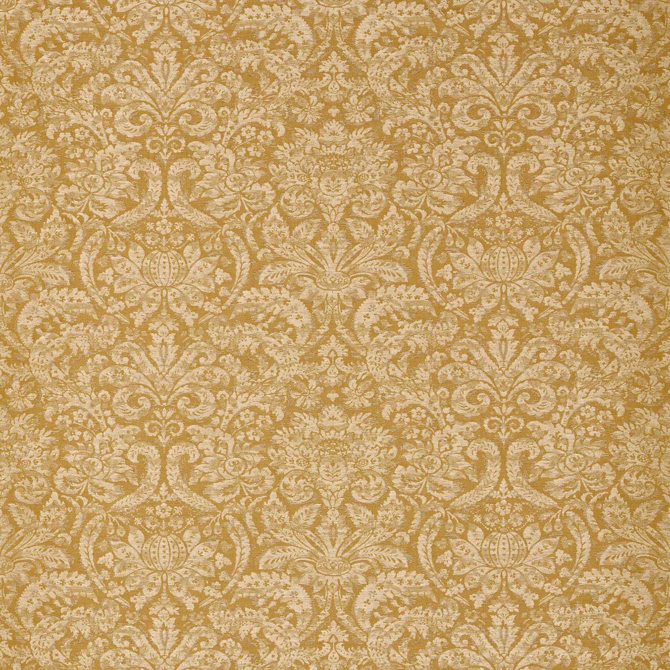 Knole Damask Gold Fabric by ZOF