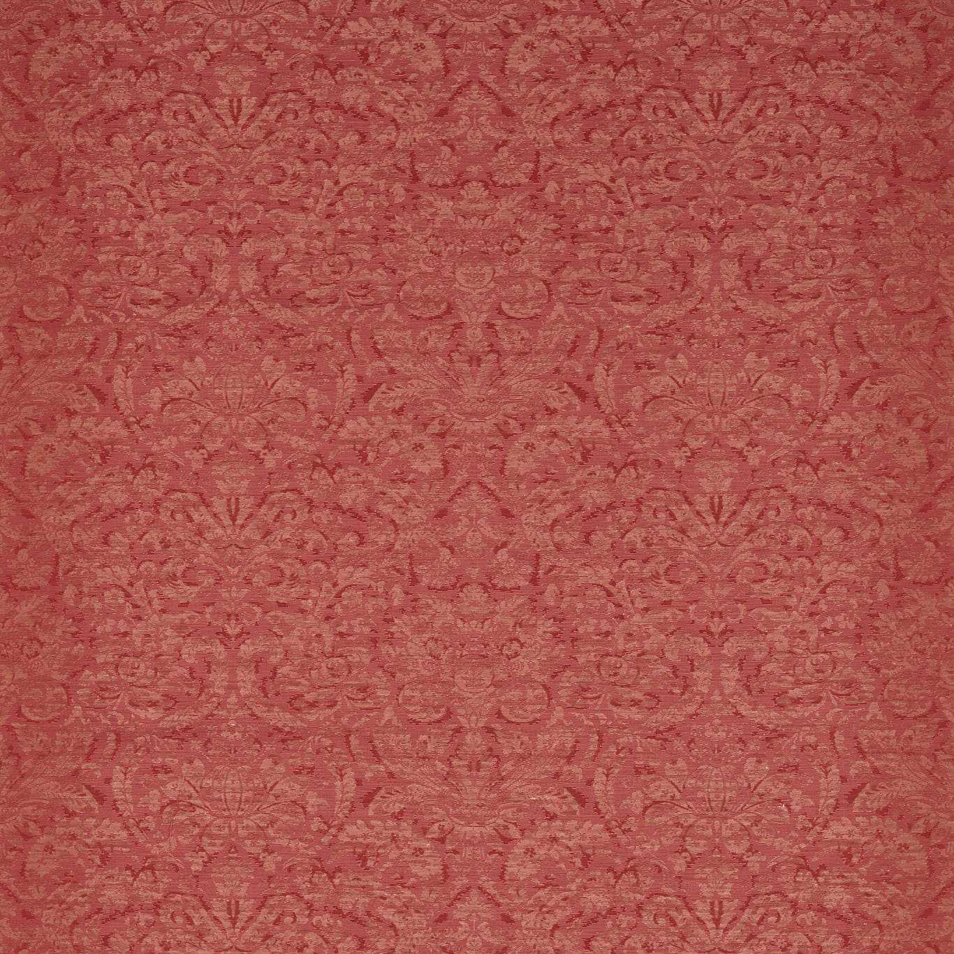 Knole Damask Venetian Red Fabric by ZOF