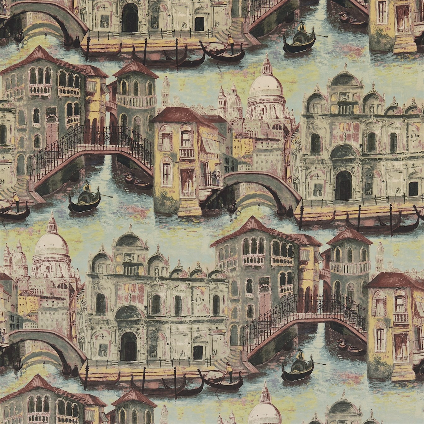 The Gondolier Dawn Fabric by ZOF