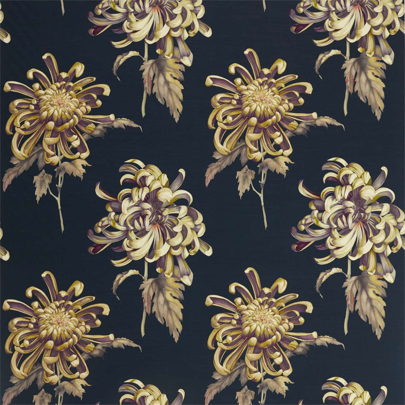 Evelyn Tigers Eye/Ink Fabric by ZOF