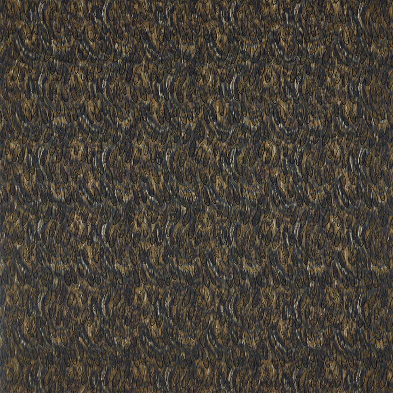 Hennings Tigers Eye/Ink Fabric by ZOF