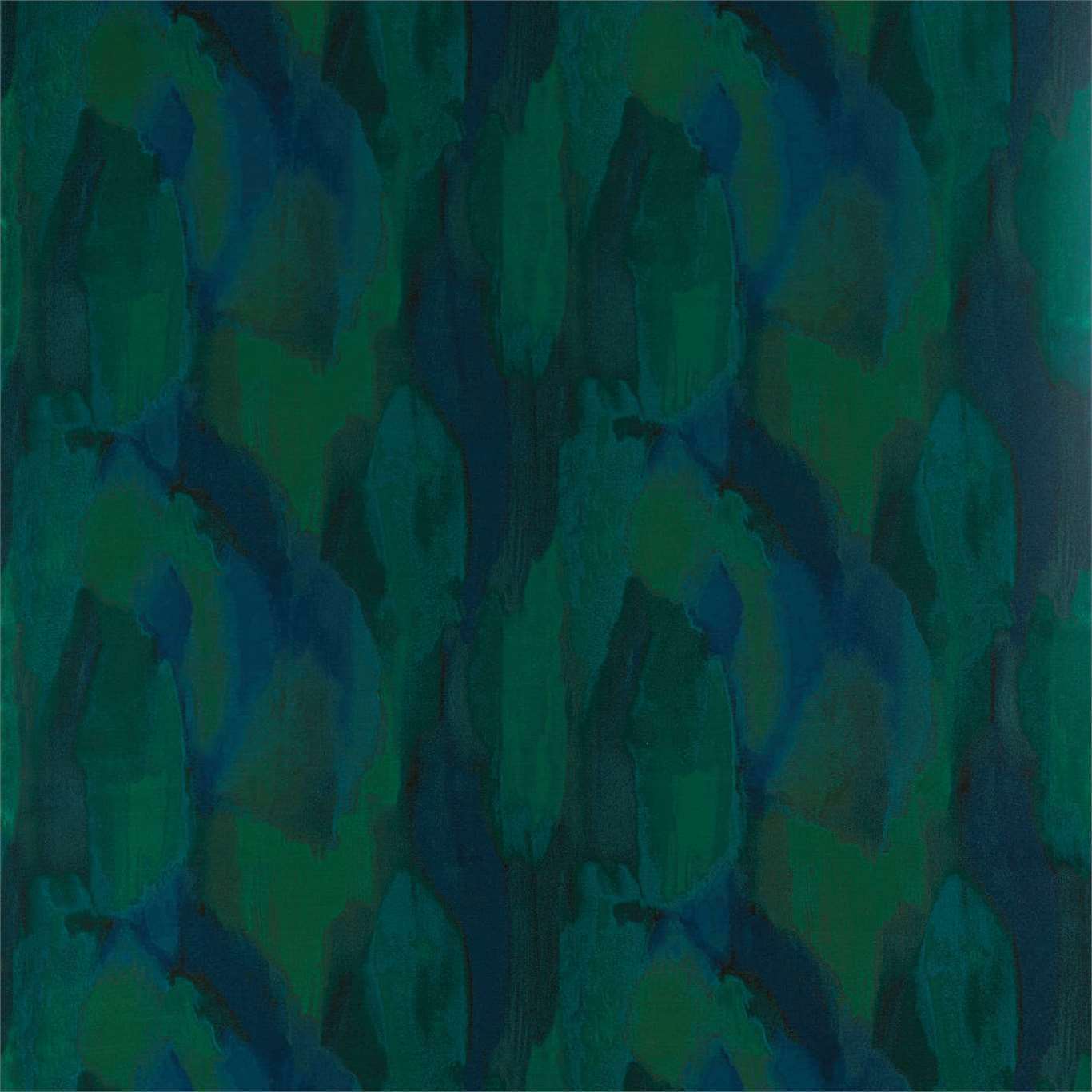 Hepworth Blue Malachite Fabric by ZOF
