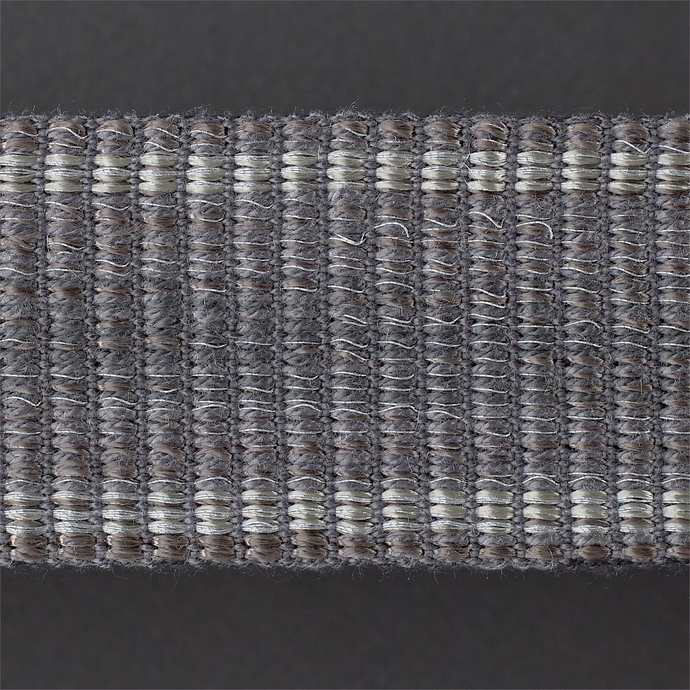 Wide Braid Anthracite Trimmings by ZOF