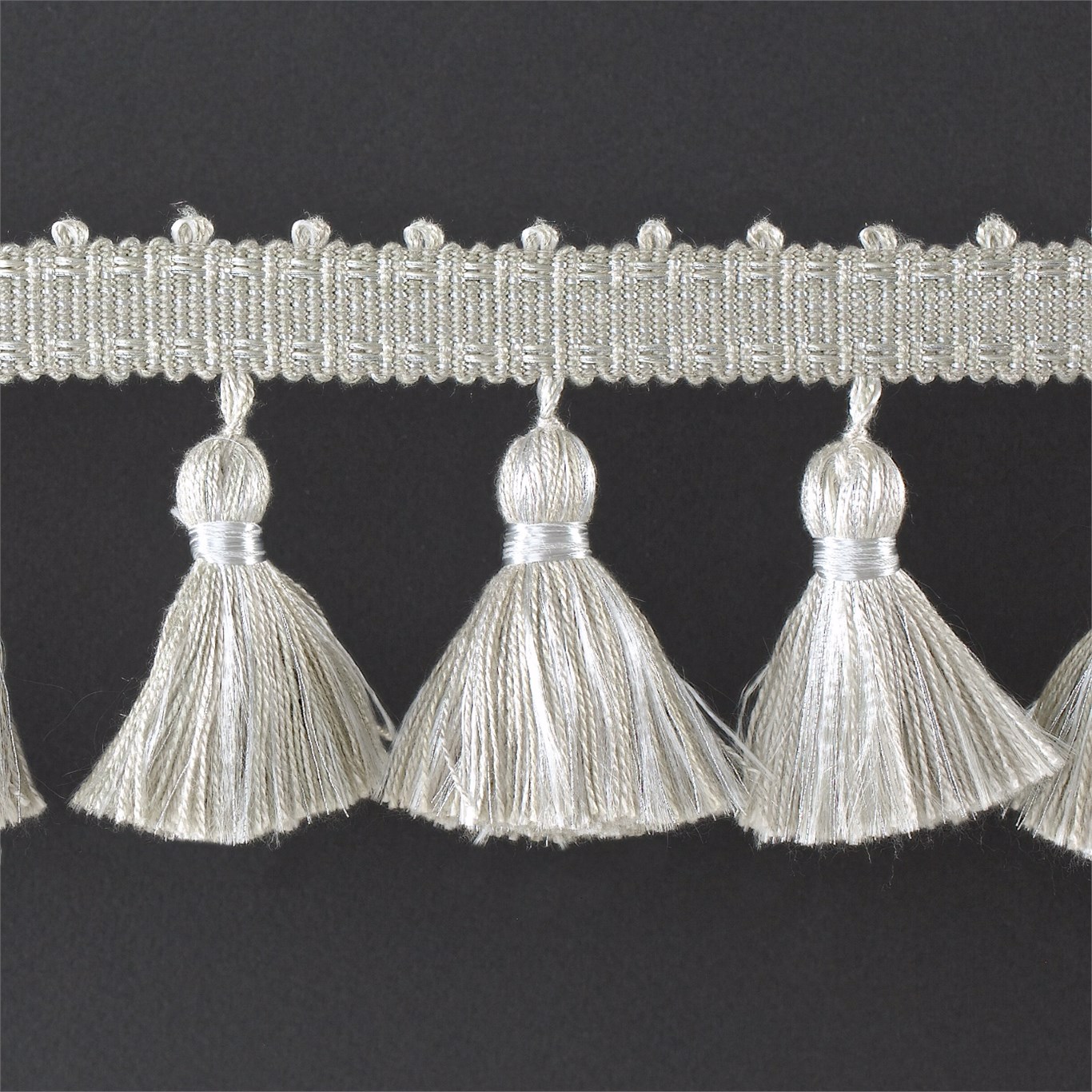 Tassel Fringe Silver Trimmings by ZOF