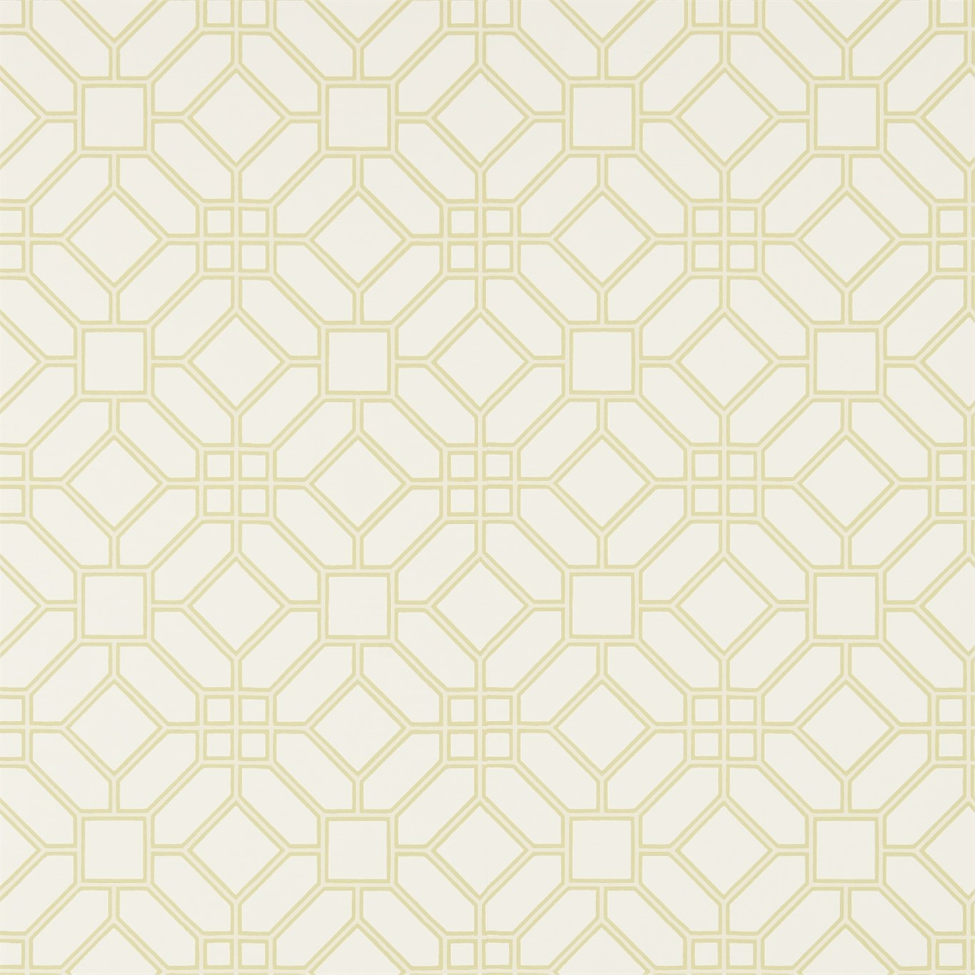 Veranda Trellis Gold Wallpaper by ZOF