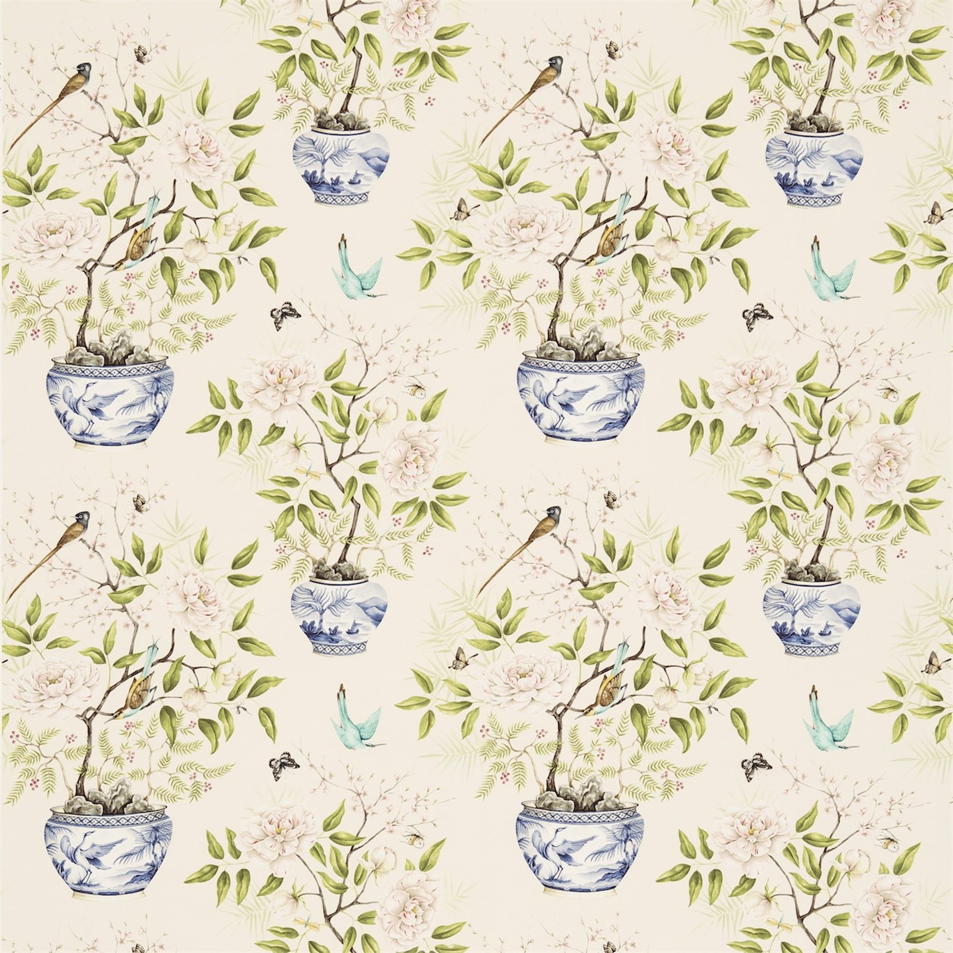 Romey''S Garden Blossom Fabric by ZOF