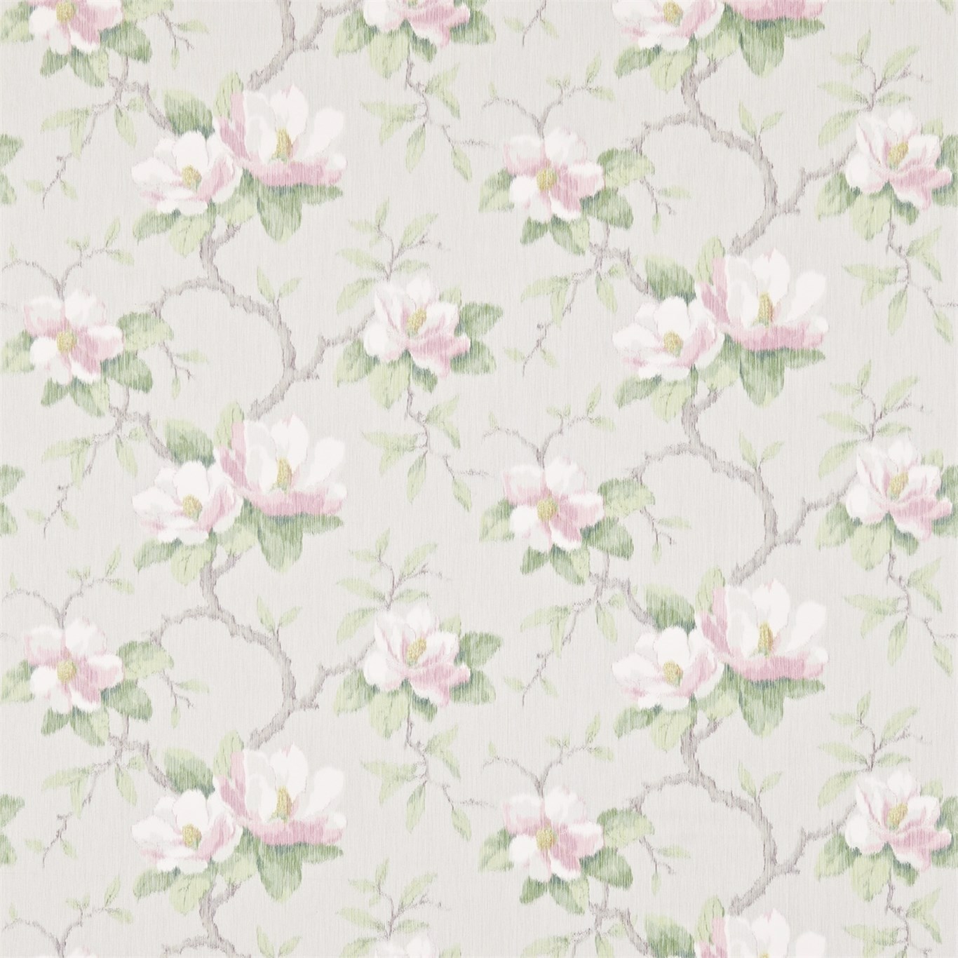 Magnolia Bough Rose Fabric by ZOF