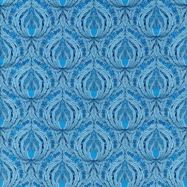 Mildmay Fabric Majorelle Blue Fabric by Archive