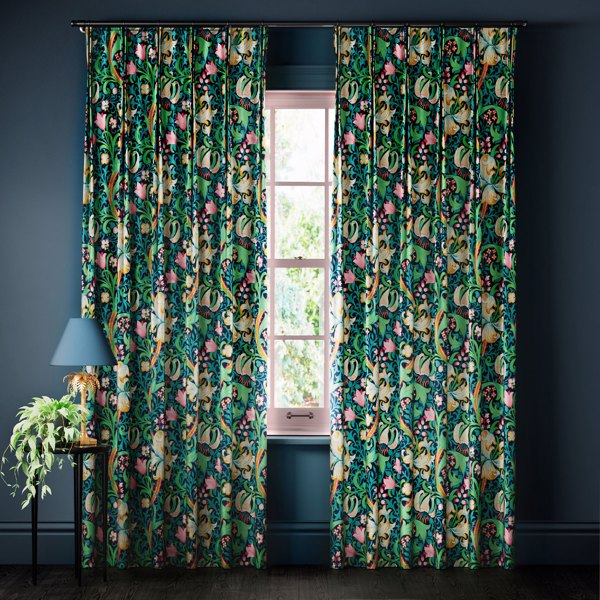 Golden lily Curtains