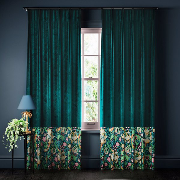 Golden lily Curtains  Galactic Ink  by Archive