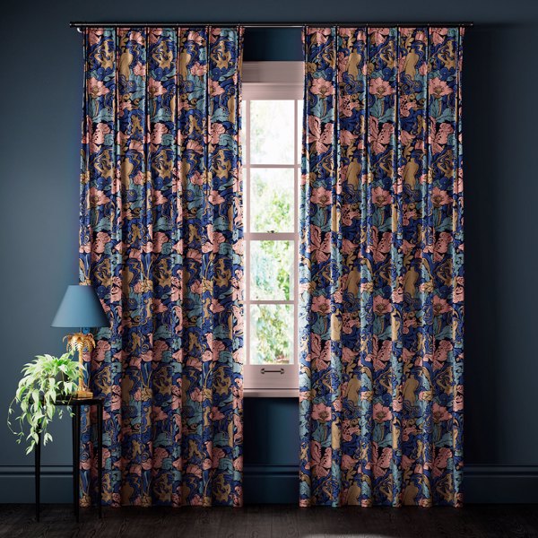 Forbidden Fruit Curtains  Stoned Rose  by Archive