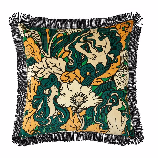 Forbidden Fruit Cushion  Absinthe 50x50  by Archive