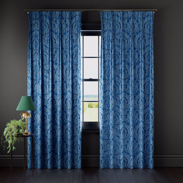 Mildmay Curtains Majorelle Blue Curtains by Archive