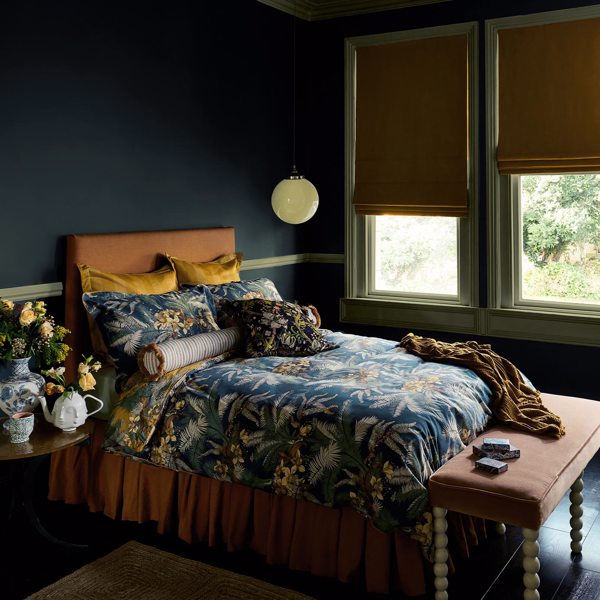 Palmetto Duvet Cover  Saharan Night  by Archive