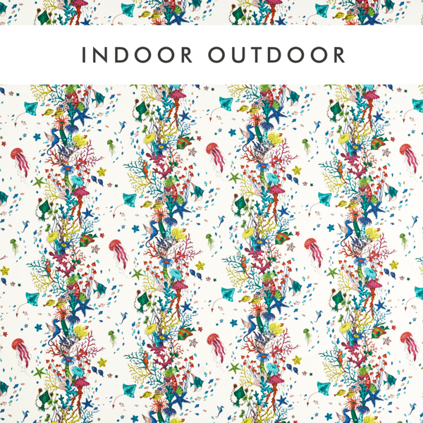 Seaforest Indoor Outdoor Multi Fabric by Clarke & Clarke