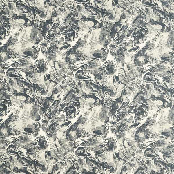 Calacatta Weave Ink Fabric by Clarke & Clarke