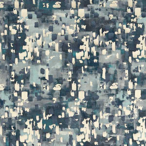 Lapis Ink Fabric by Clarke & Clarke